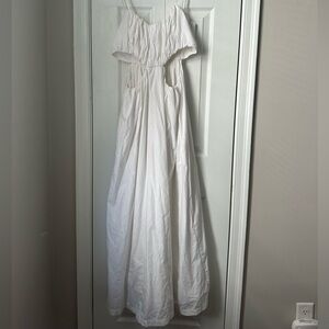 Abercrombie White Cut Out Maxi Dress